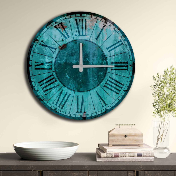 Wallity Reloj decorativo de MDF Multicolor 5050MS-048 Wallity Reloj decorativo de MDF Multicolor 5050MS-048
